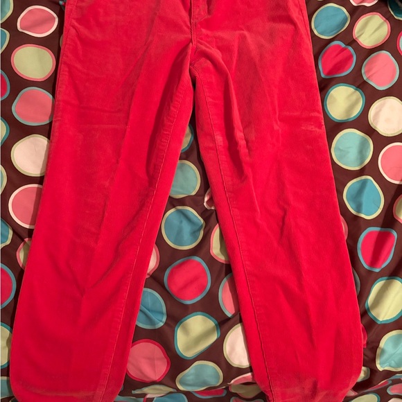 Talbots Bold Pink Corduroy Pants - Picture 1 of 4